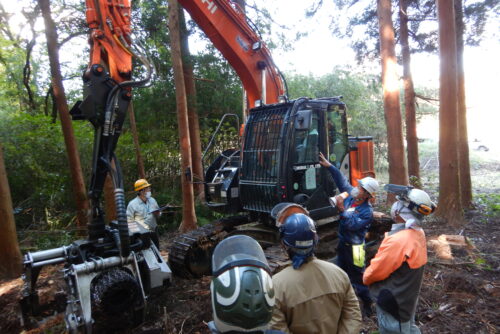 高性能林業機械作業技術者養成研修が終了しました。
